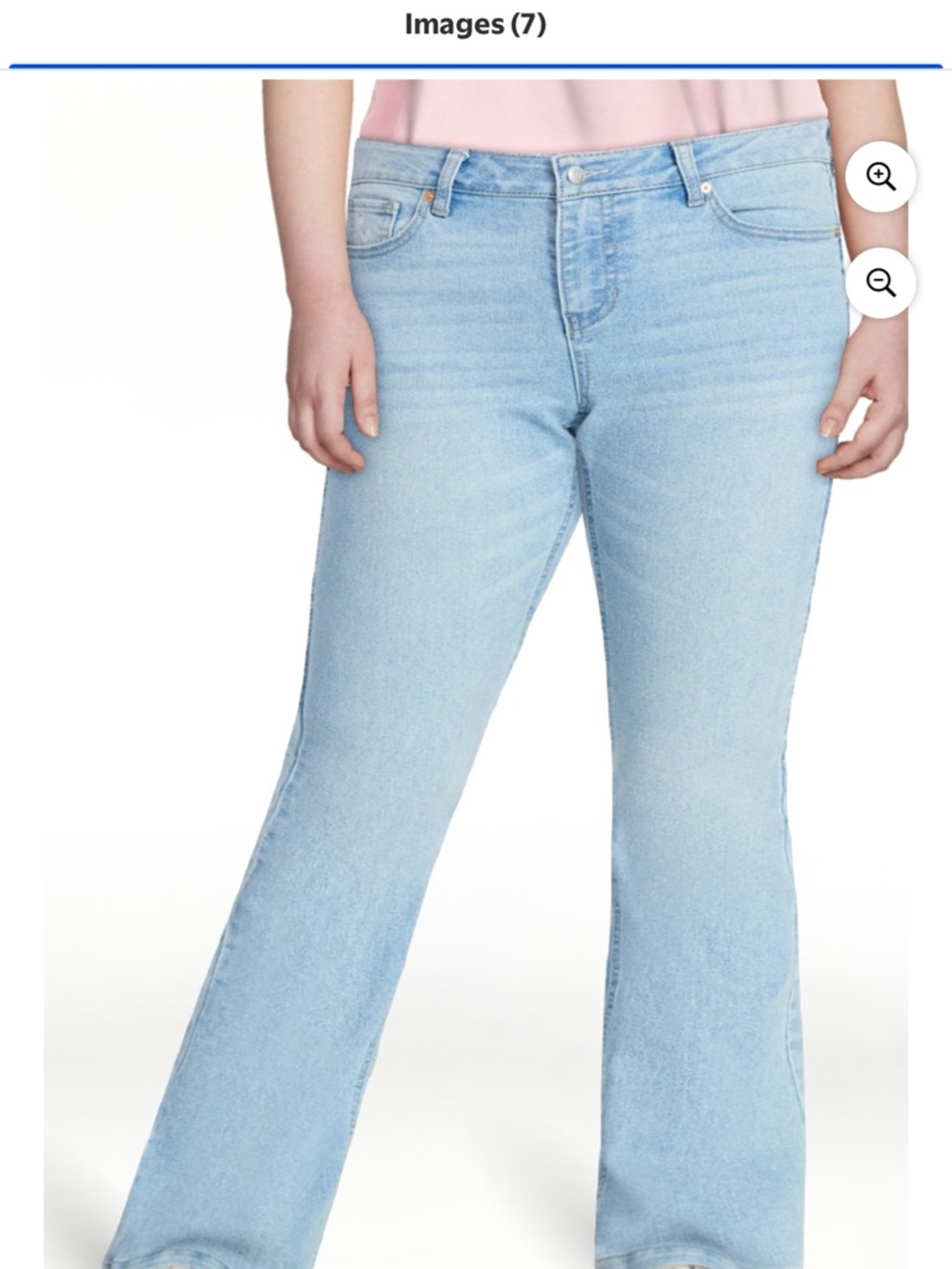 No Boundaries Light Blue Wide Leg Jeans